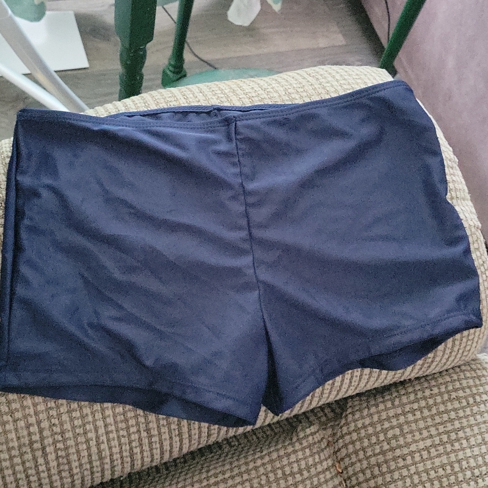 NWOT Navy swim bottoms